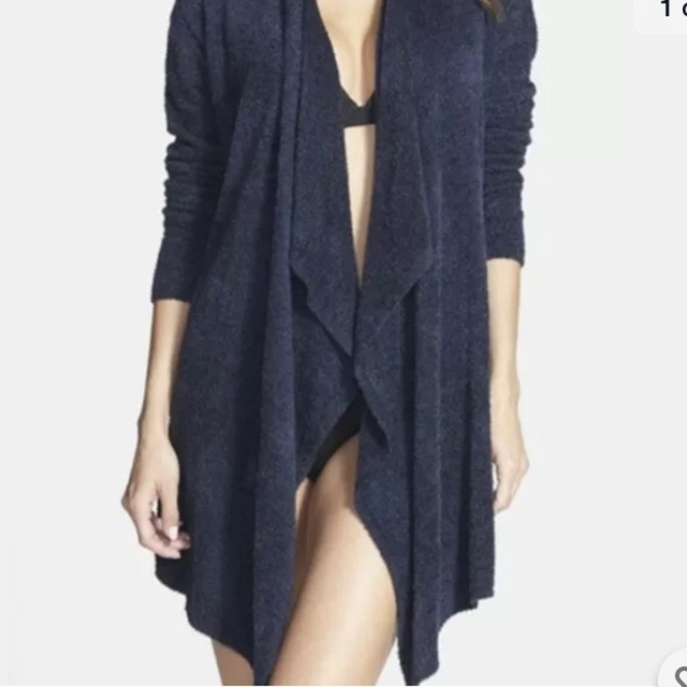 Barefoot Dreams CozyChic Drape Front Cardigan